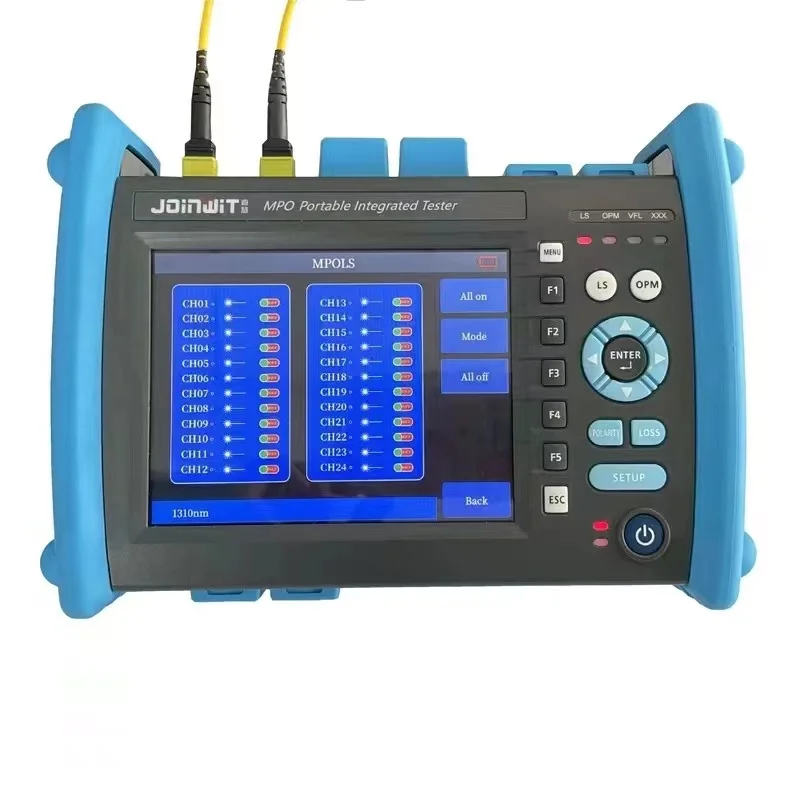 24 Core Fiber MPO Portable Integrated Tester for Data Center