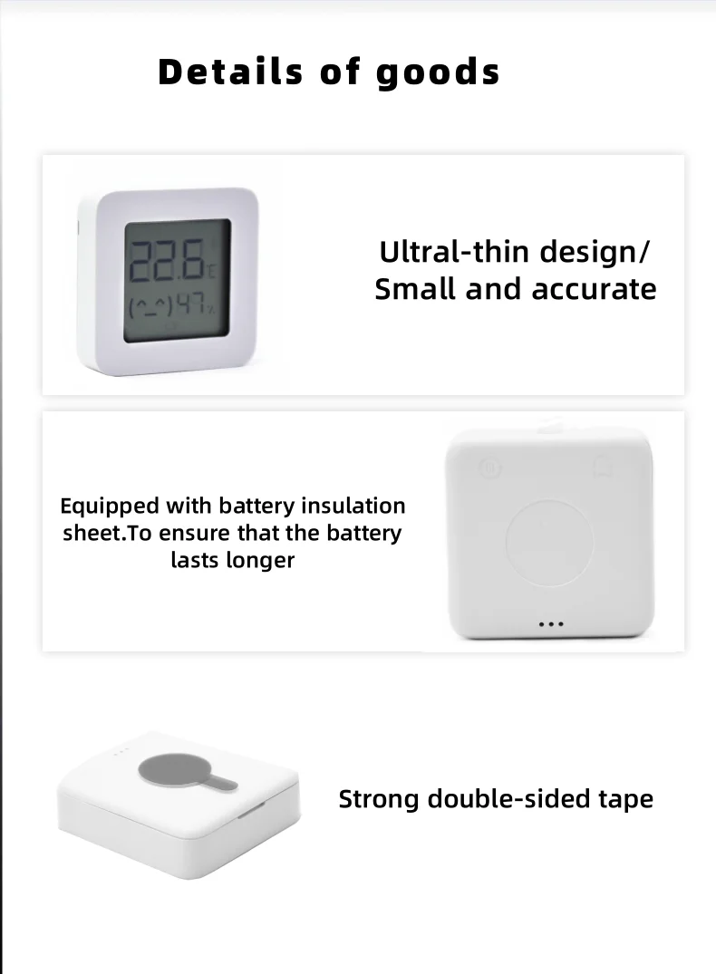 Xiaomi Bluetooth Temperature And Humidity Meter 2 High Precision Sensor