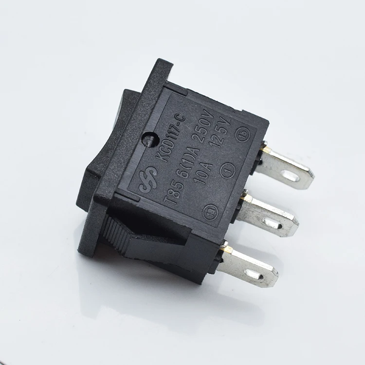 【ぽてさん専用】Switch KCD117-C 3ピン15*21mm T85 6A 250VACボタン左リセットボタン右