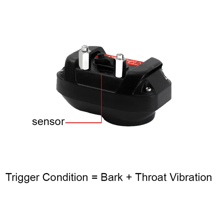 IP67 Waterproof Big LCD Display Electric Dog Bark Collar 2H Charging Long Standby 5 Levels Dog Anti Barking Collar Non Shock