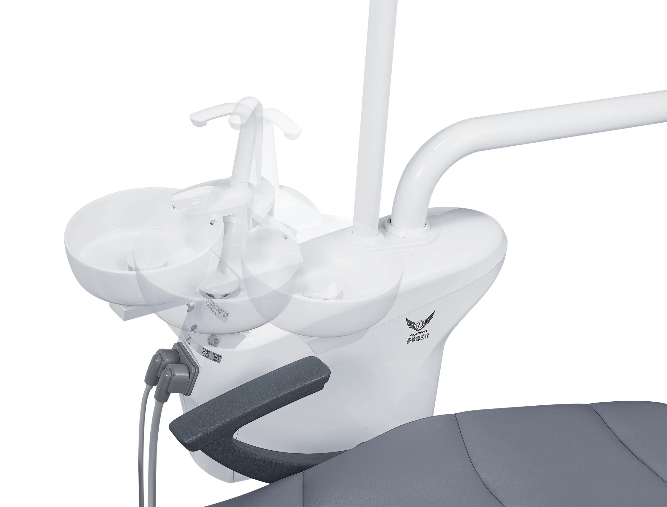 GD-S800 Electric Dental Unit with Disinfection Handpiece Pipelines and Soft Lifting System Safety Features Included