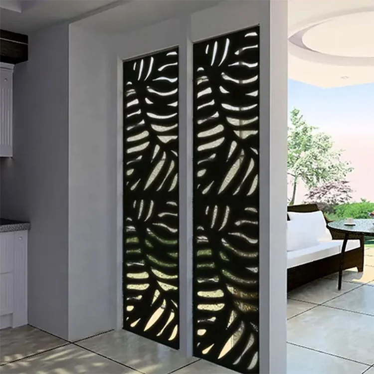 Cloison Séparation Extérieur/intérieur Acier Corten 180x120x40 Cm - Design Moderne, Rouille - 5