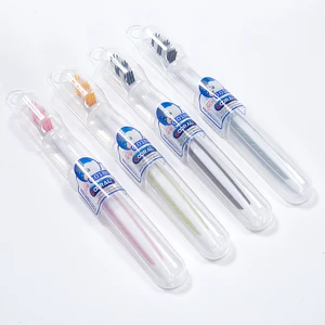 High Quality Soft Nylon Bristled Plastic Toothbrushes Biodegradable and Manufacturer Direct Sales for Home or Travel Use