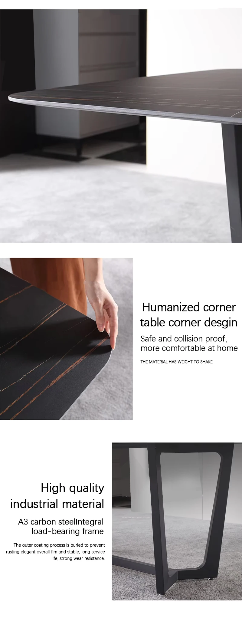 product natural travertine modern convertible durable coffee table for living room-5