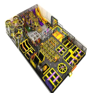 Manufactory Quality Custom Made Commercial Kids Trampolines Parks Jump Indoor Trampoline Park