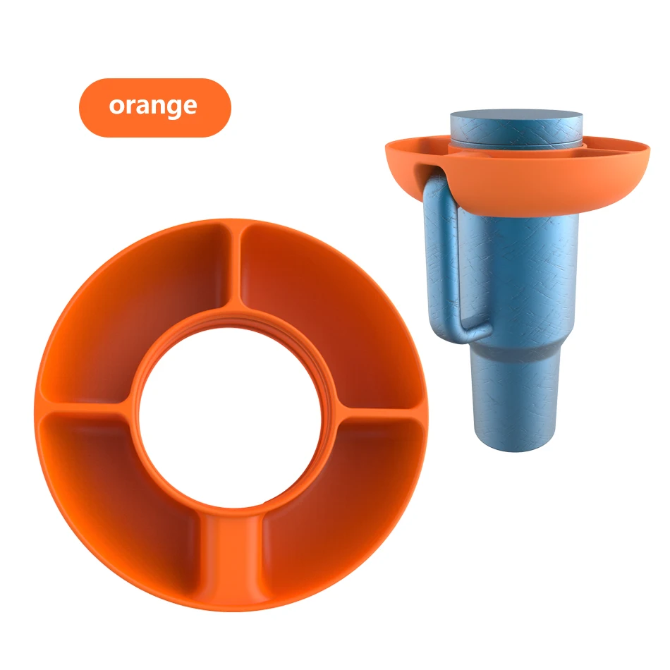 2-in-1 Drink Separator Silicone Liner For Stanley Cup 40 Oz - Reusable Cup Divider For Two Drinks