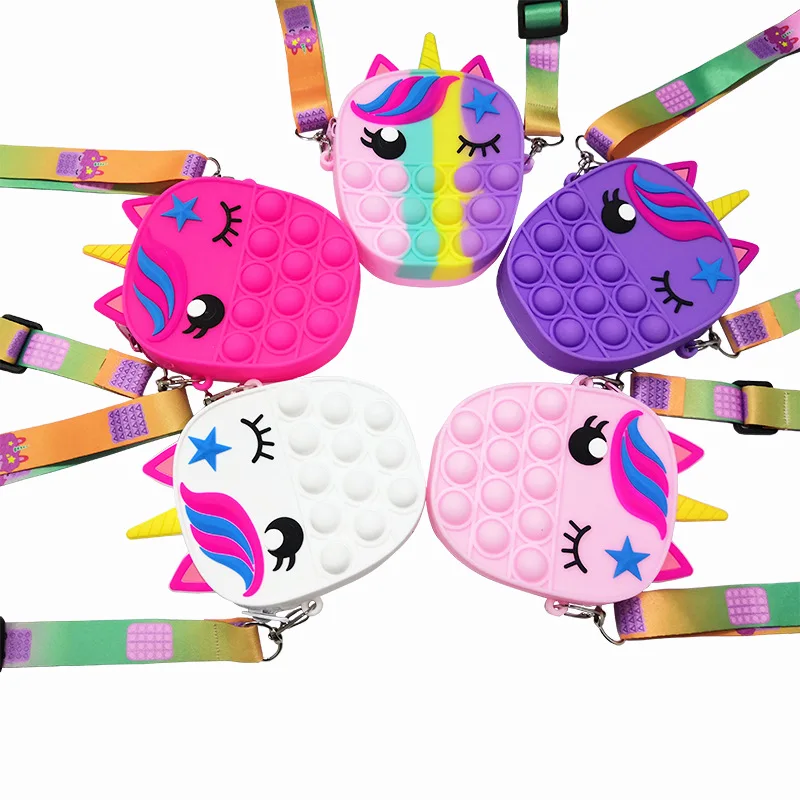 Hot Sale Kid Fidget Popit Crossbody 