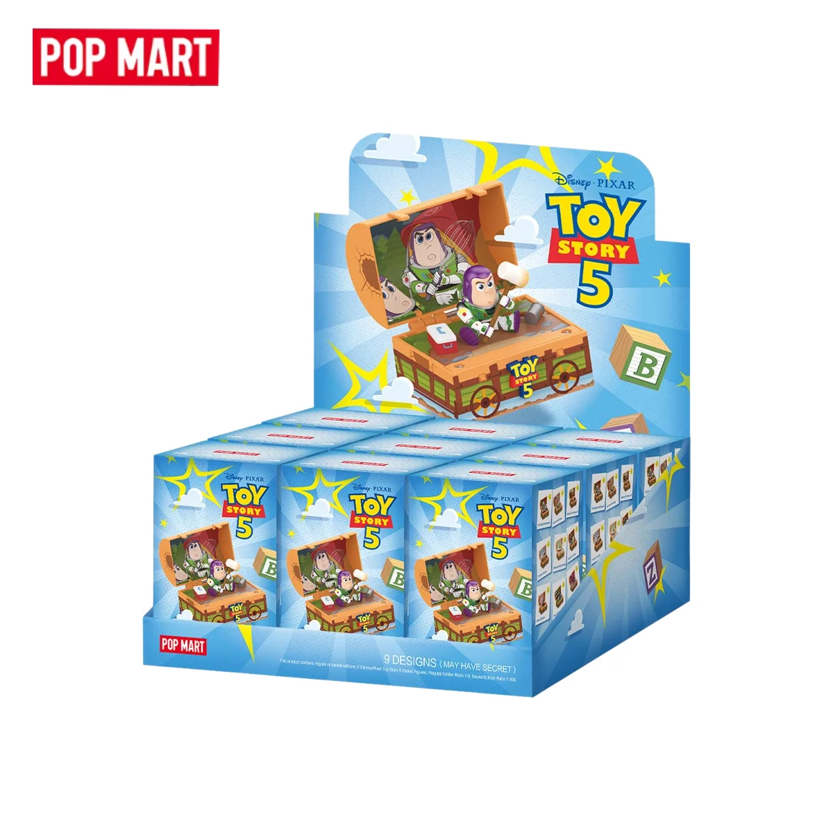 100% Original Genuine POPMART Pixar Toy Story 5 Series Figurine