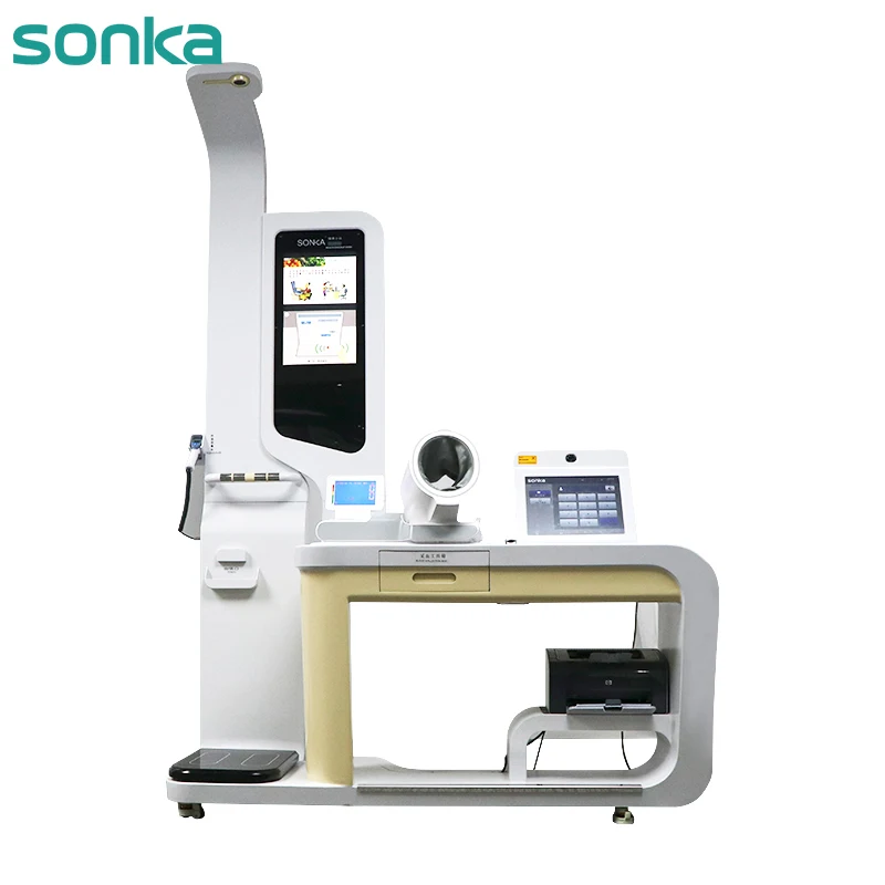 Clinical Analytical Instruments Medicals Health Screening Kiosk Telemedicine health kiosk wifi Connect remote diagnosis and trea