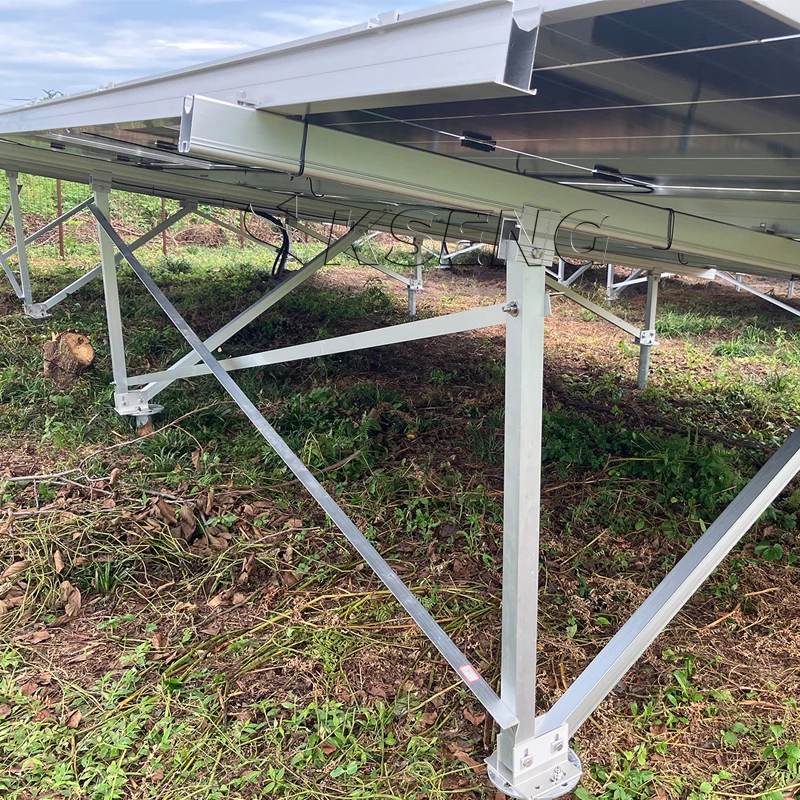 OEM Custom Solar Panel Mounting Bracket Ground Mounting Structure Solar Ground Rack Product Category Solar Mounting System