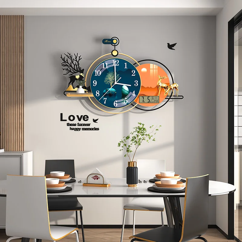 Reloj led acrílico para decoración de pared, diseño Original