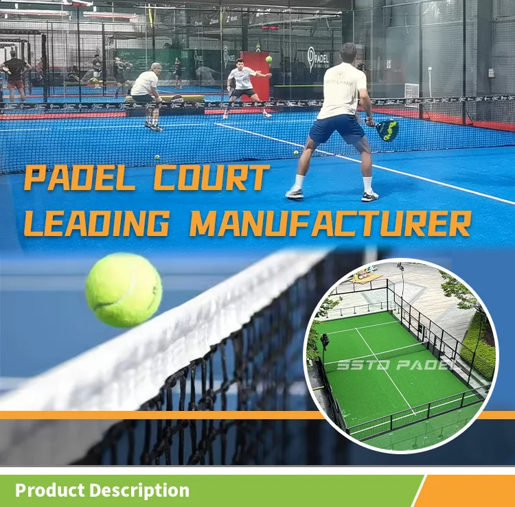 Factory Direct Sales Indoor Padel Tennis Courts Best Selling Wholesale Panoramic Paddle Court supplier