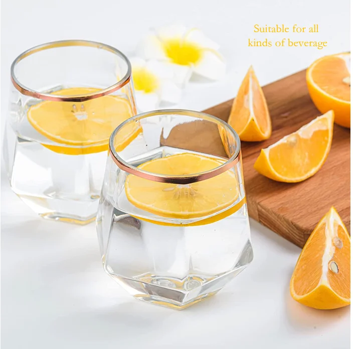 64 упаковки, 12 унций, пластиковые стаканы для вина в форме алмаза, одноразовые чашки для шампанского, вина, виски, ударопрочные, переработанные