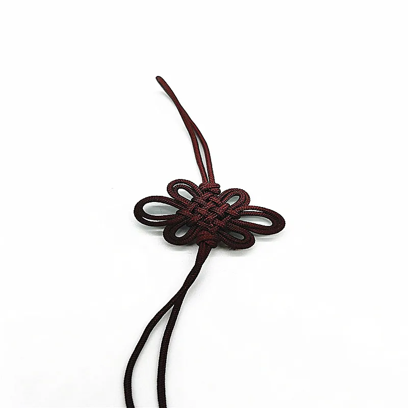 Миниатюрные кисточки ручной работы из полиэстера Счастливый китайский узел многоцветные Подвески с кисточкой украшение для дома спальни