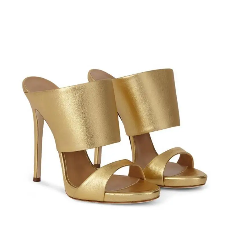 Xinzi Rain Low Moq Wholesale Ladies Heel Sandals Luxury Gold Snakeskin ...