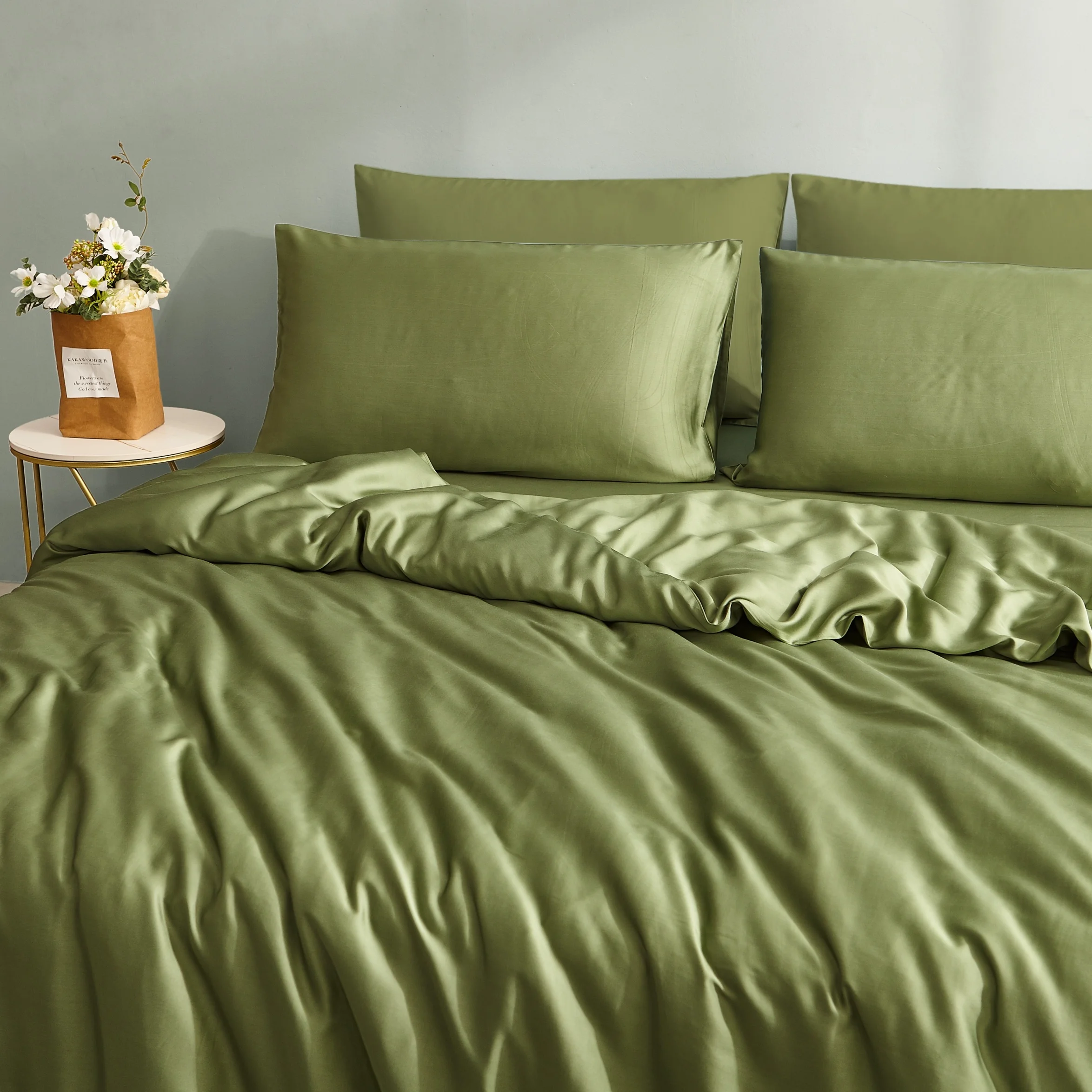 Органический Детский и взрослый бамбуковый Комплект постельного белья, стеганый чехол