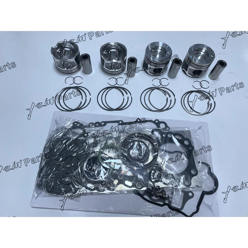 1KD Overhaul Kit With Cylinder Gaskets Set Piston Rings for Toyota