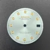 Light Blue Dial Gold Applied Indices