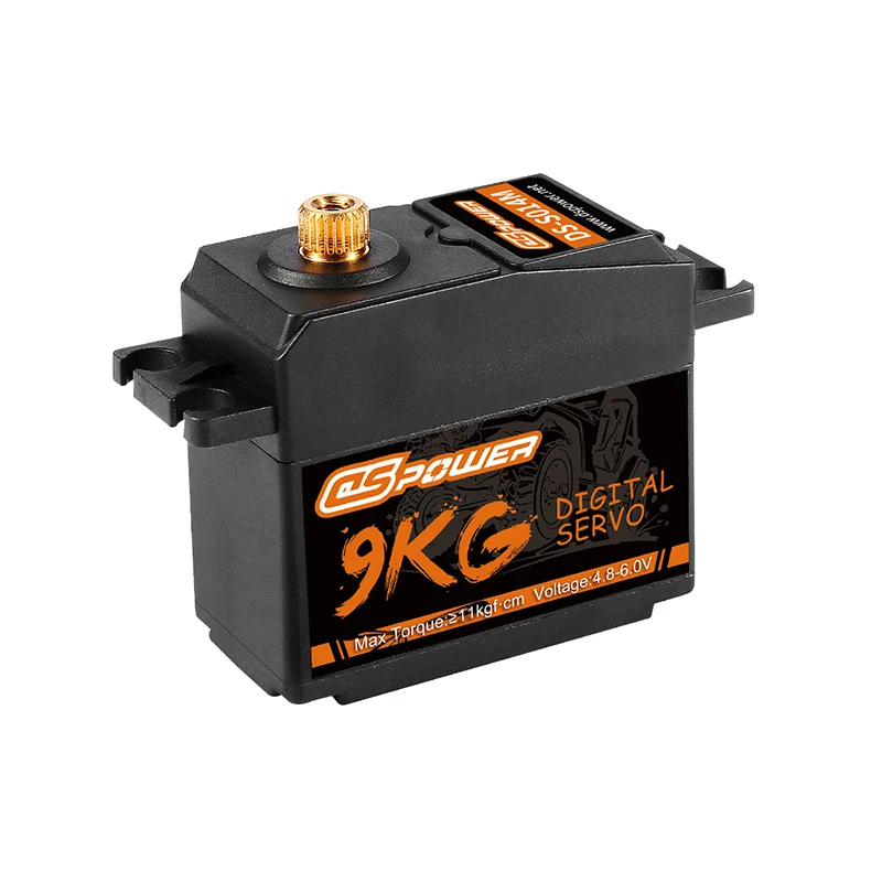 Waterproof Digital 9kg Metal Bearings Servo for HSP ZD Racing 9Kg Servo Motor for Rc Car Robot Arm Smart Lock Servo DS-S014M