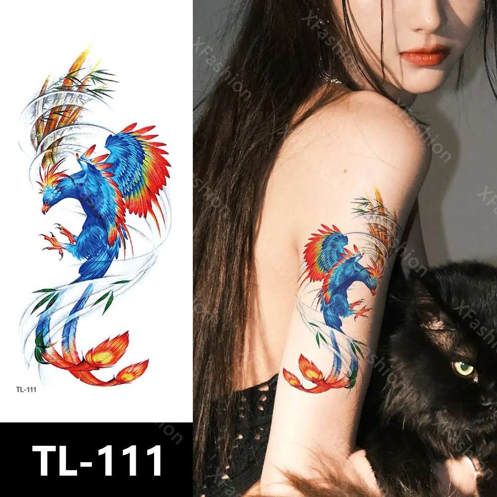 6 Blätter Temporäre Tattoos – Blumen & Schmetterlinge, Glitzer-Aufkleber Für Gesicht & Körper