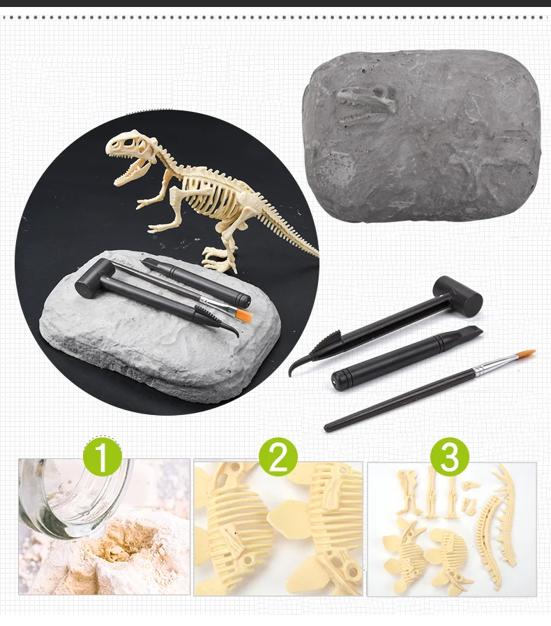 Wholesales Dig Kit Dinosaur Excavation Kit Archaeology Dinosaur ...