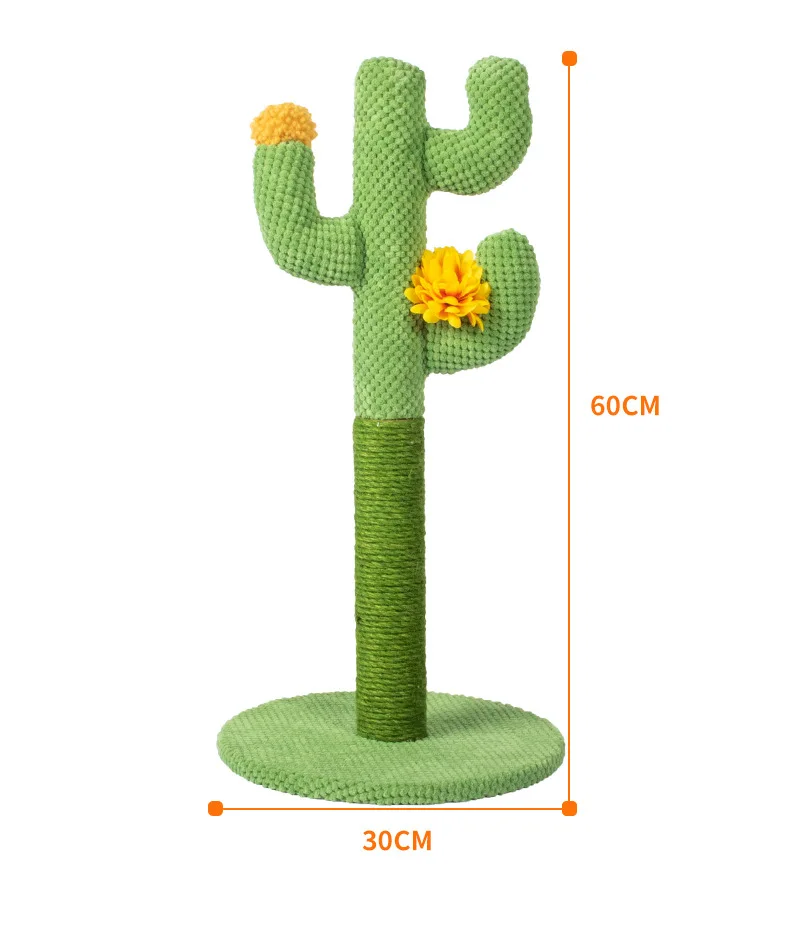 Lollipop Sisal Cat Scratching Post With Interactive Ball Toy Recycled Cat Scratcher supplier