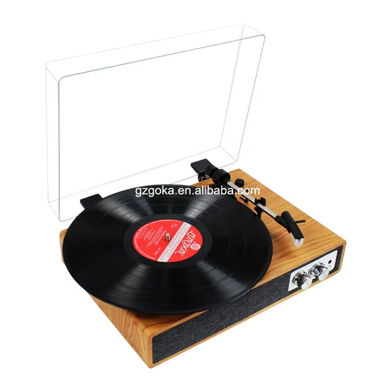 Made in China Gramophone Record Player Blue Tooth Record Player New Vinyl Record Player with Dust Cover