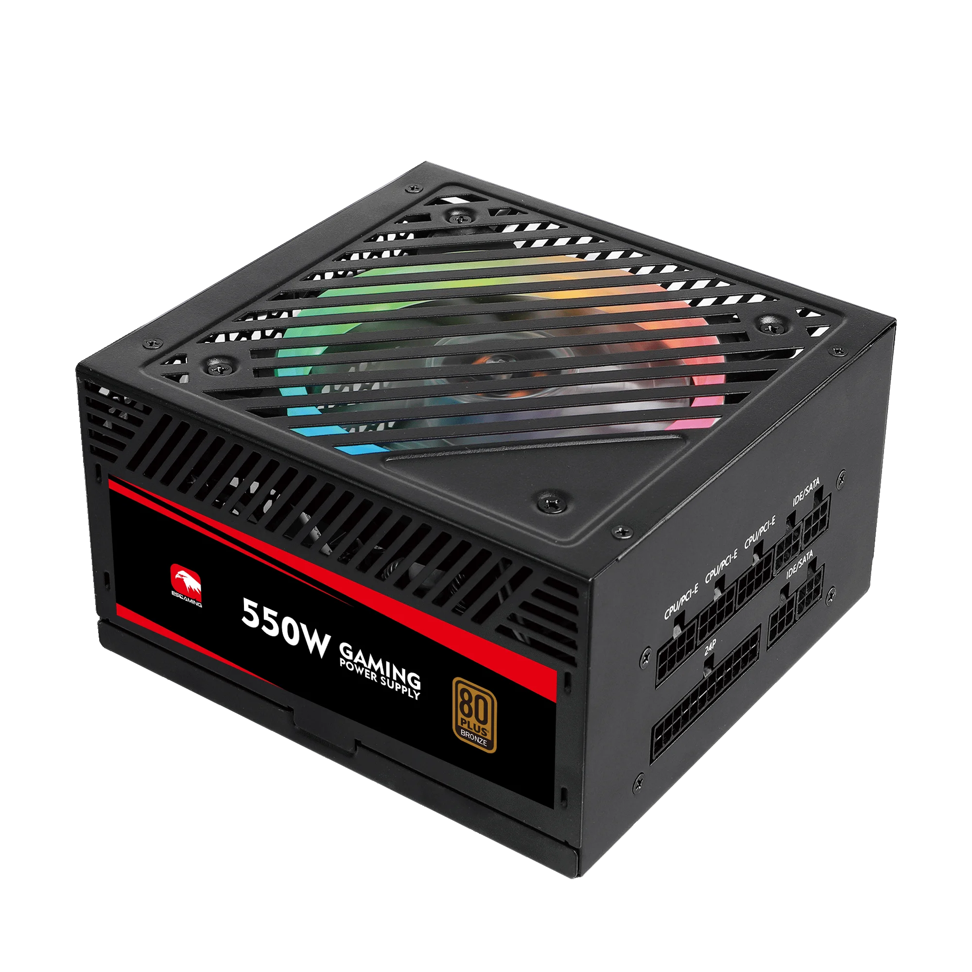 ESGAMING Hot Sale 80plus+ Bronze 550W Full-Module Switch Power