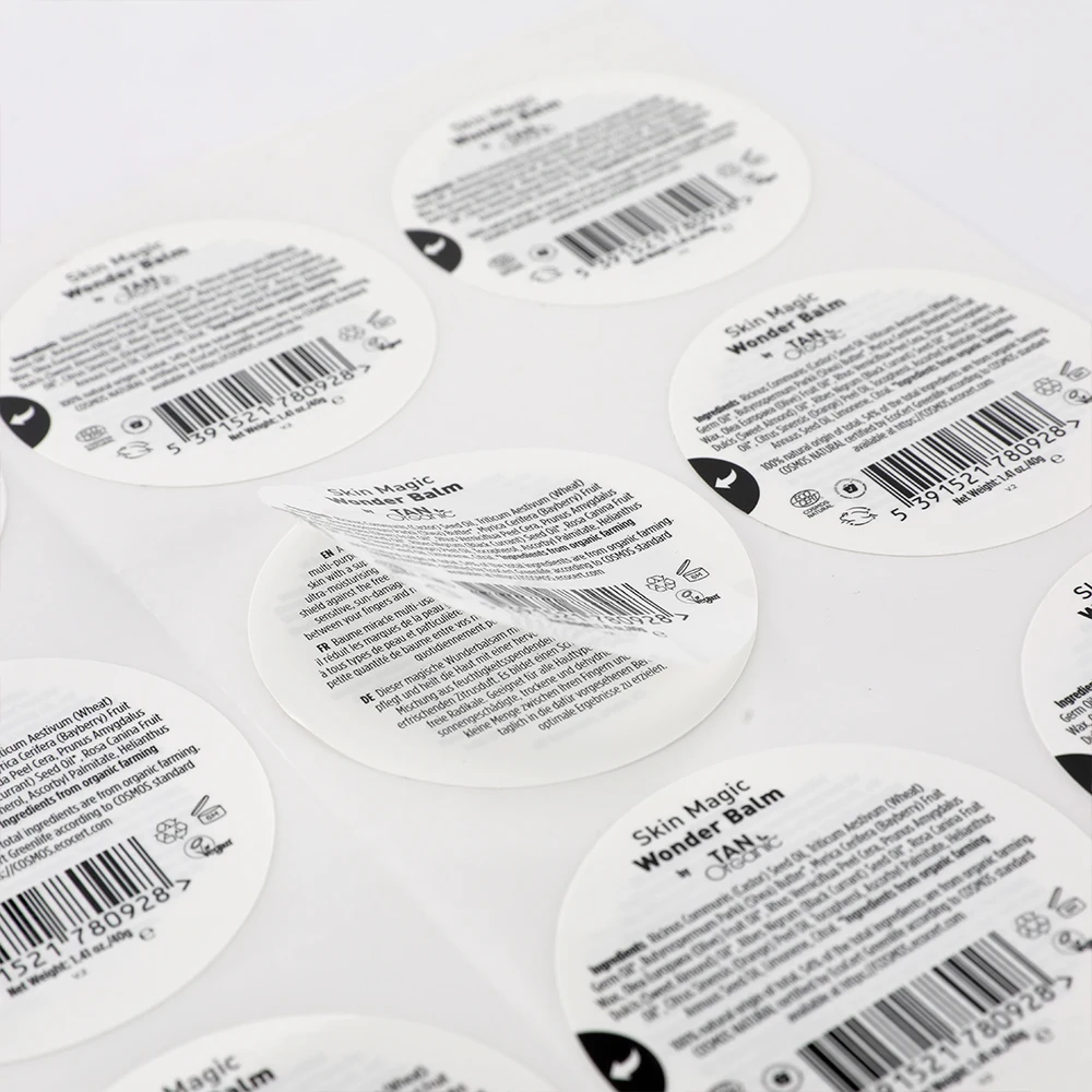 Double Layer Of Peel Off Multi Page Label Sticker Supplier Wrap Around