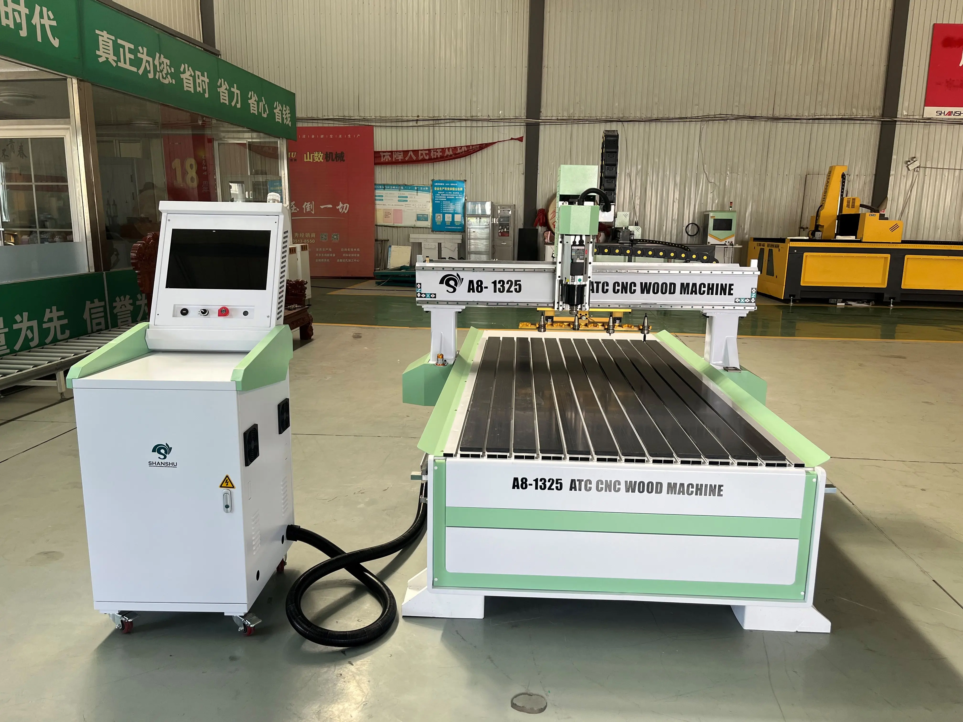1325 ATC Nesting CNC Router Linear Tool Changer Cabinet Door MDF