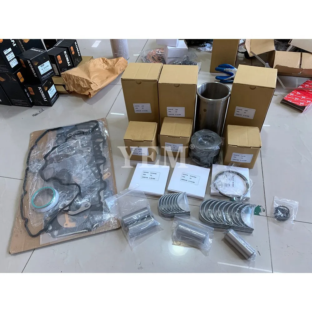 1KD Rebuild Kit With Piston Rings Liner Full Gasket Set Bearings for Toyota Engine.