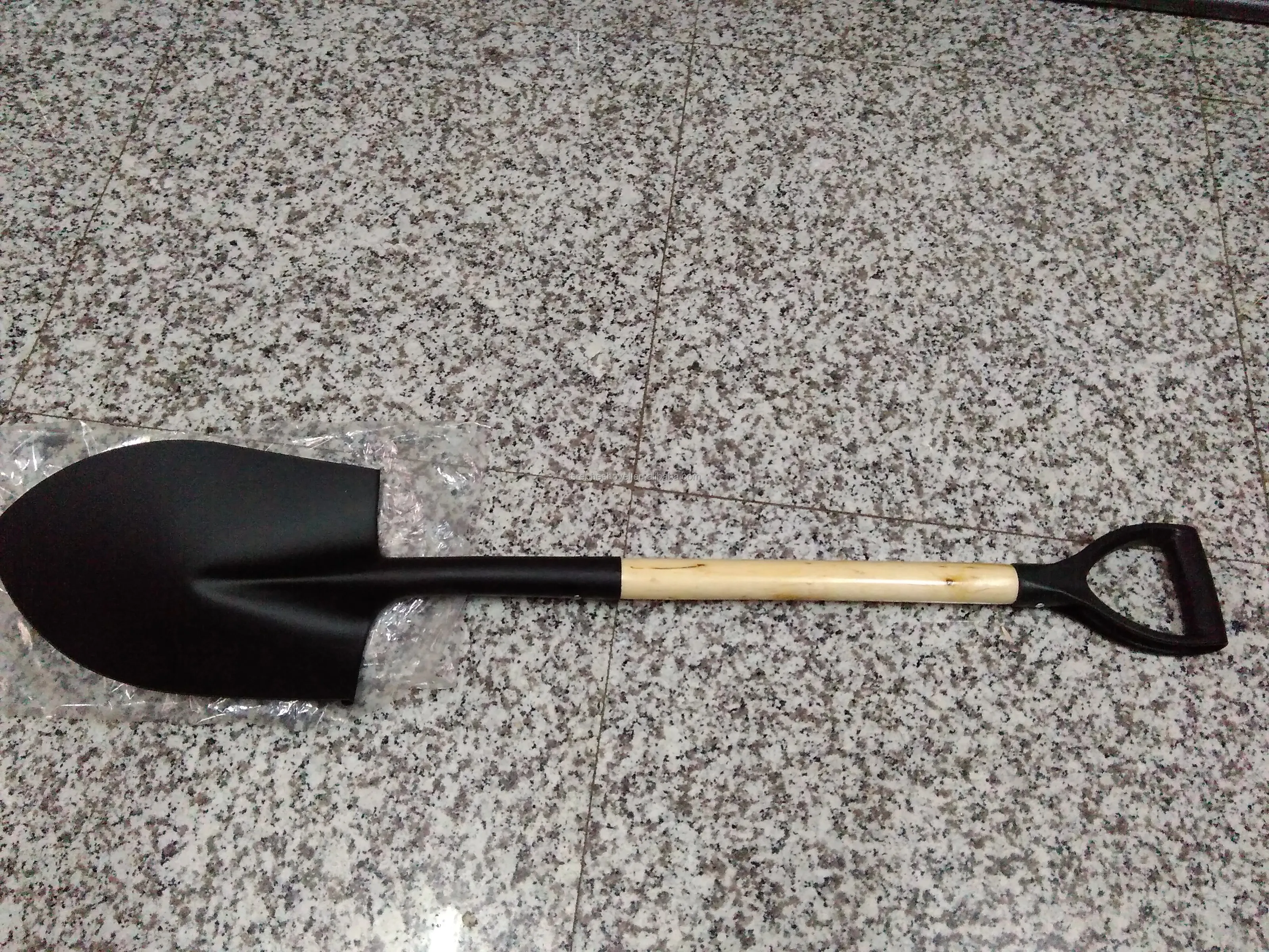 product hot selling farming agricultural garden  construction tools carbon steel black shovel  spade head-4