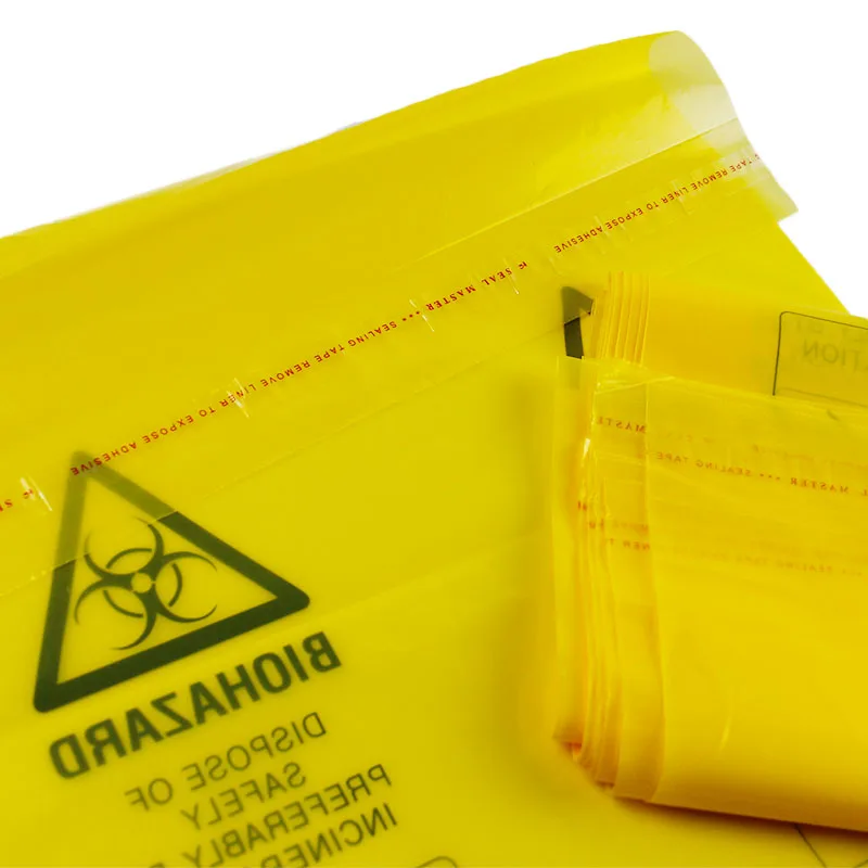 Plastic Biohazard Bags Autoclavable Bags With Sterilization Temperature