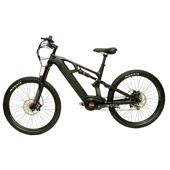 Hot selling carbon fiber 29 inch 1000w mountain ebike full suspension electric bike mtb for sale