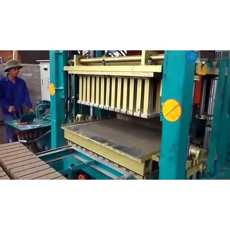 Automatic Fly Ash Cement Concrete Block Brick Machine in Africa