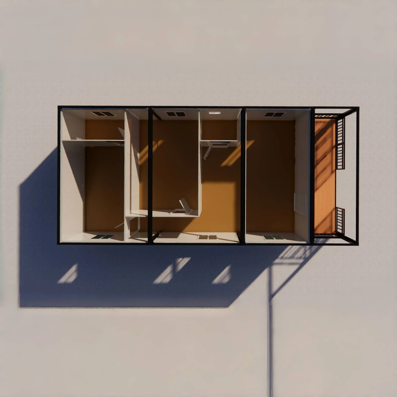 Akciós áron 20 láb, 40 láb horganyzott acél moduláris előregyártott konténerház, hordozható acélszerkezet szállodák, családi otthonok részére