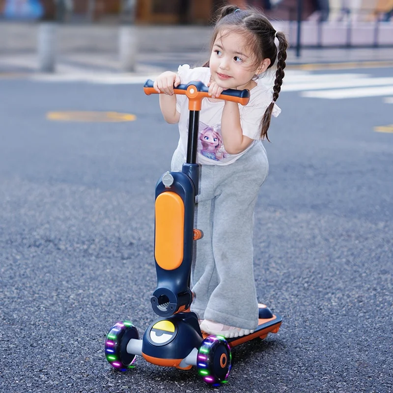 Детские игрушки, детский складной скейт, скутер, низкая цена, 3 в 1, самокат для детей