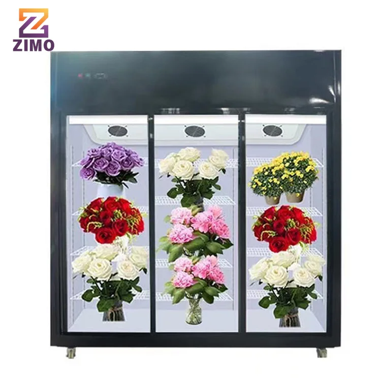 Refrigerated Flower Showcase Fresh Flower Fridges Chiller Fresh Flower