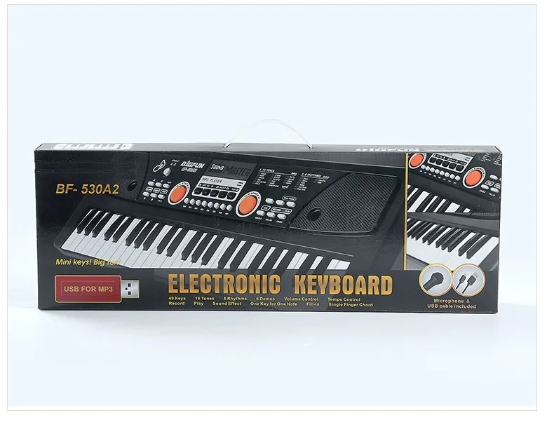 Piano Electrónico BIGFUN 49 Teclas BF-530A1