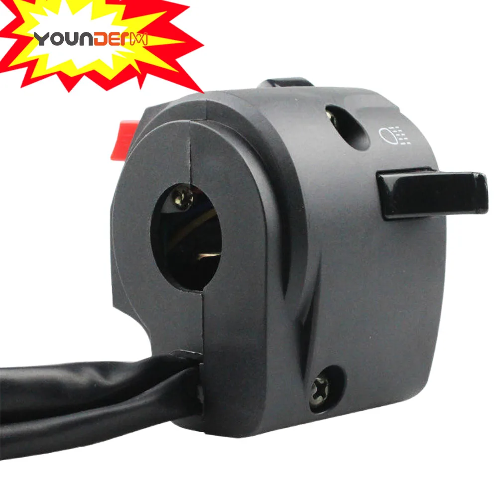 Мотоциклетный переключатель в сборе, переключатель, задний светодиодный индикатор, переключатель для мотоцикла ВКЛ./ВЫКЛ.