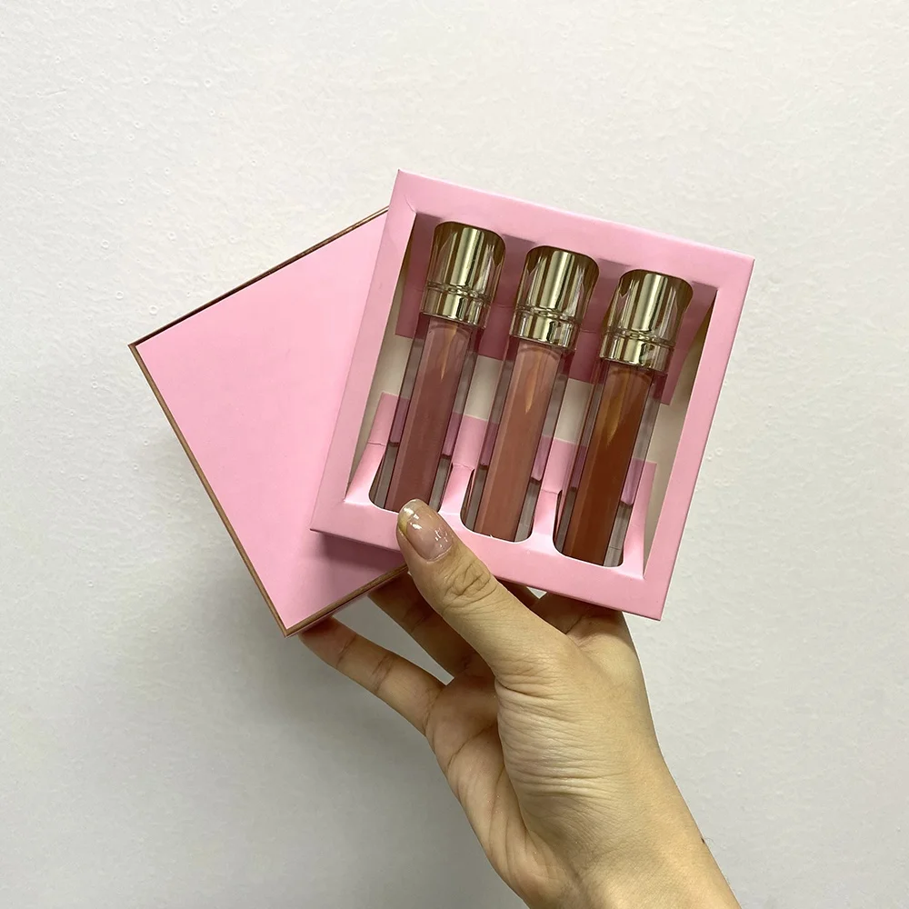 Долговечная коробка на заказ в наличии подарочный набор блеска для губ