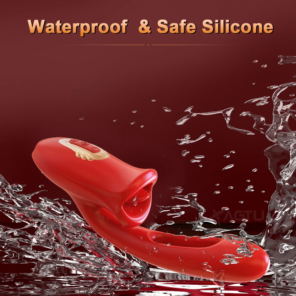 Alwup Biting Vibrator 3 in 1 Mouth Toy Multiple Stimulations Orgasm Artifact for Female Sex Toys Wholesale Flapping Vibrator
