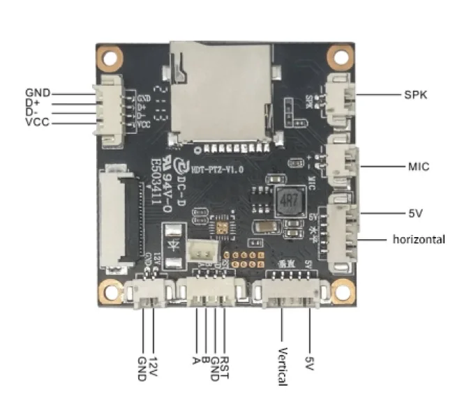Ingenic T31x Soc Gc4653 Sensor Wifi 5mp Ip Pcb Module Camera Module