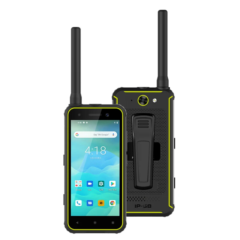 Phonemax R4pro Android IP68 Waterproof Keypad Mobile Phone 4g Rugged Phone Antenna With External Walkie Talkie Phone