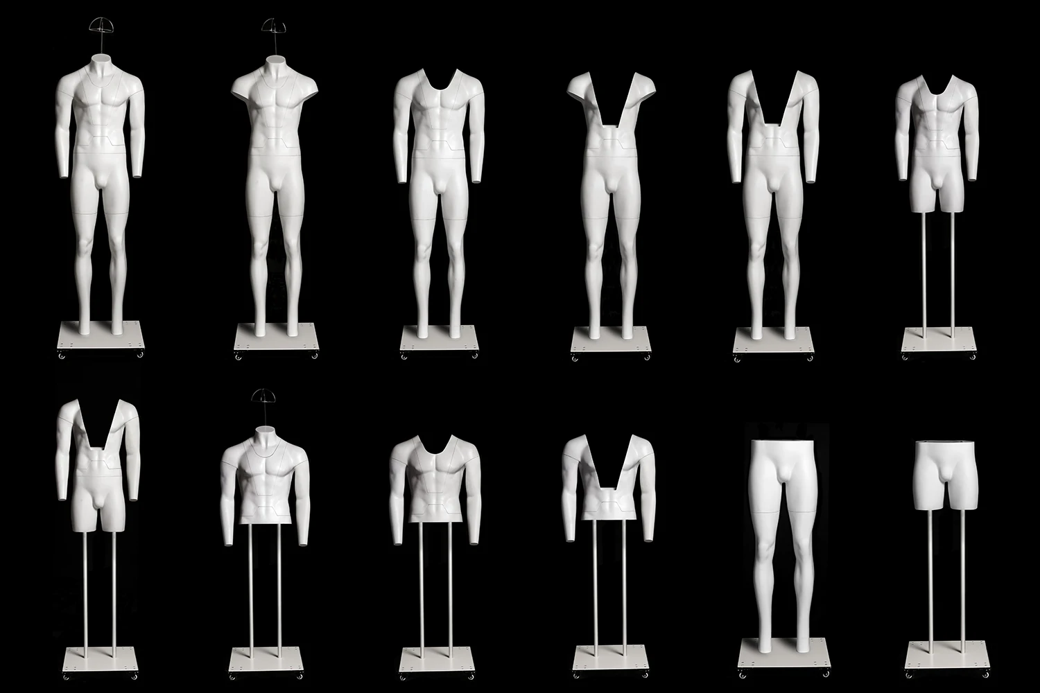 GH33男性マネキンゴーストマネキンマグネット継手取り外し可能