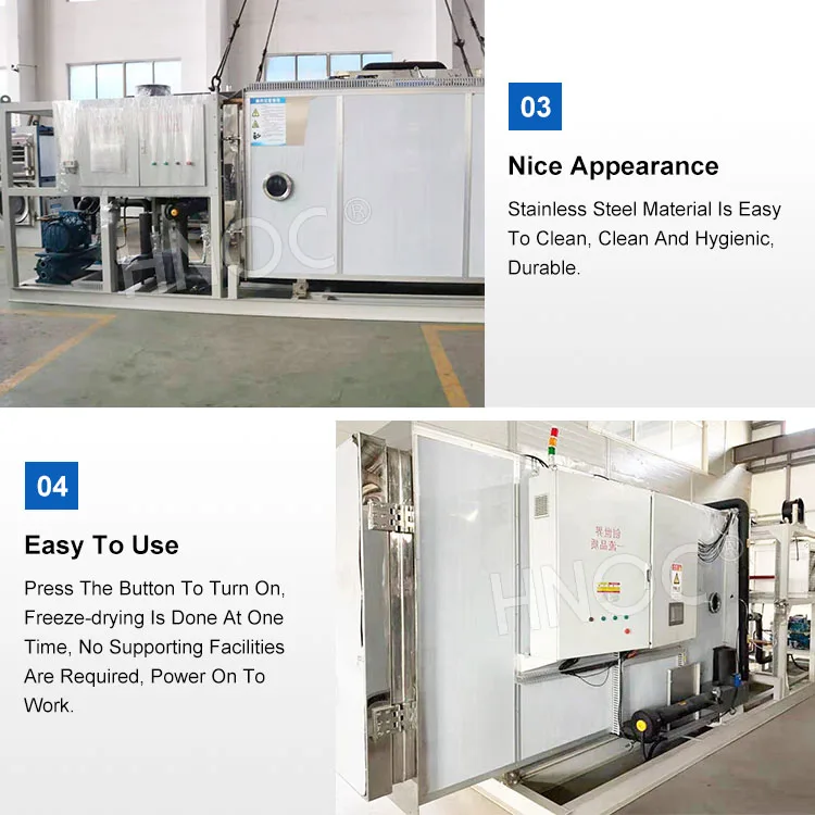 HNOC Fruit Freeze Dry Machine Mini Vacuum Freeze Dryer Harvest Right Lyophilization Machine for Sale
