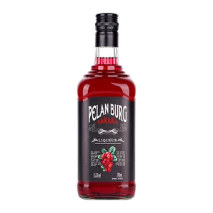 15.5% ABV 700ML Premium Cranberry Vodka Transparent Crystal Bottle Bulk Wholesale B2B Cross-Border Trade Customizable Label