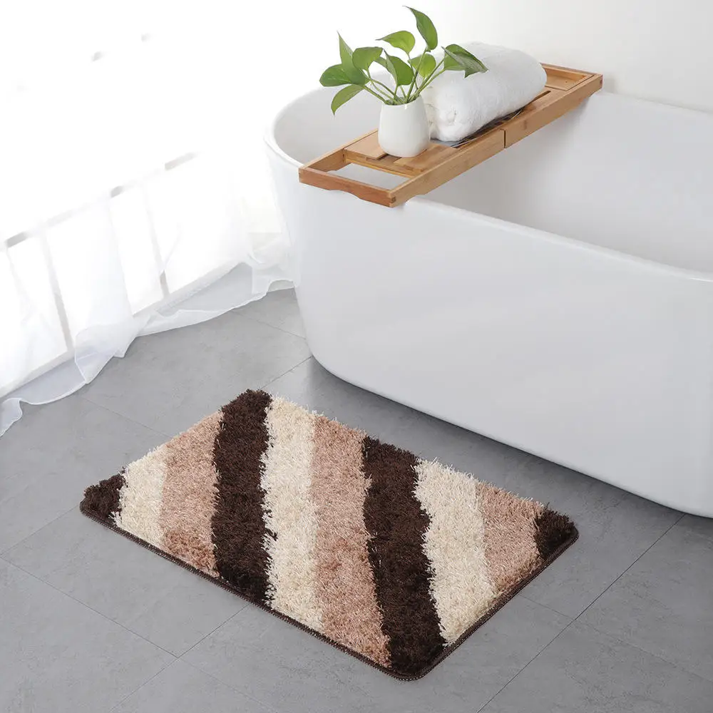  New Design Non Slip Bath Floor Mat Super Absorbent Tuft planting rugs for Bathroom Living Bedroom Entrance Door mats