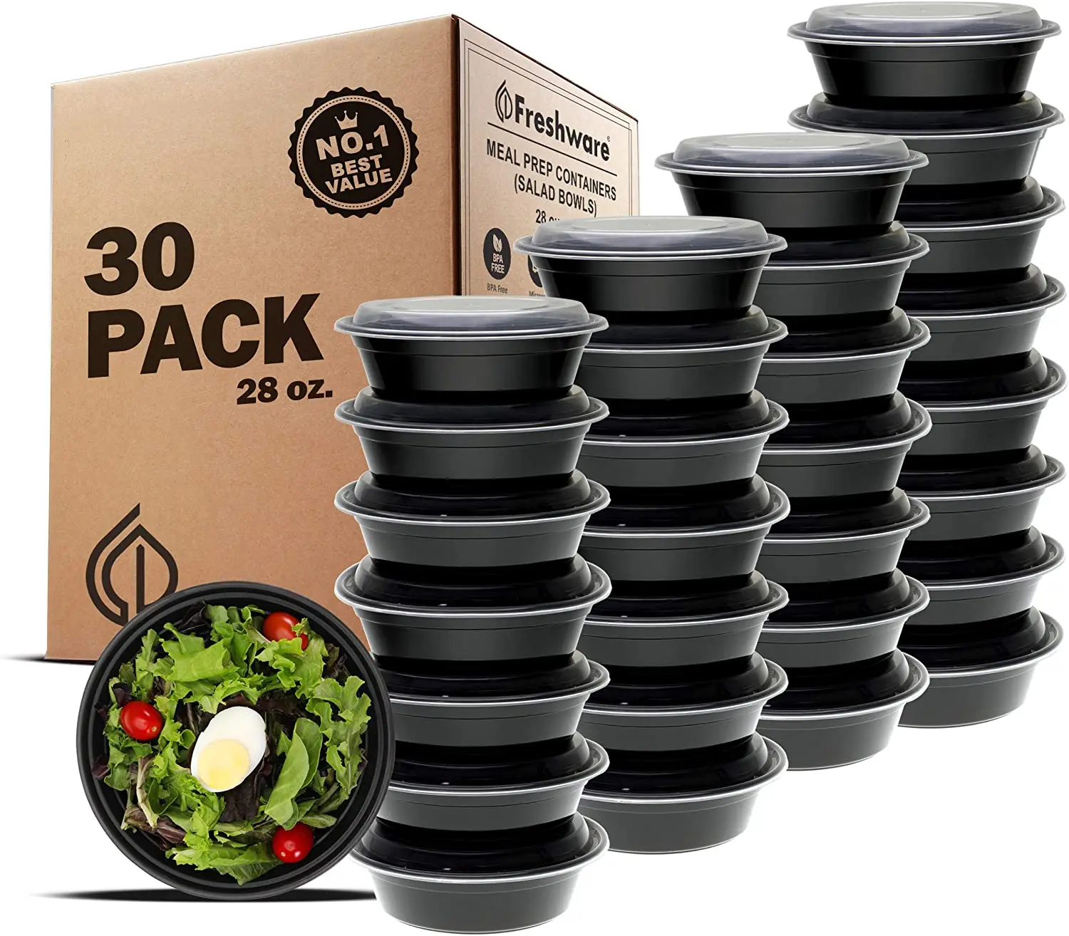 Freshware Meal Prep Containers 750ML Food Storage Disposable Plastic  Container Microwave Dishwasher Freezer Safe - Buy  Freshware Meal  Prep Containers 750ML Food Storage Disposable Plastic Container Microwave  Dishwasher Freezer Safe
