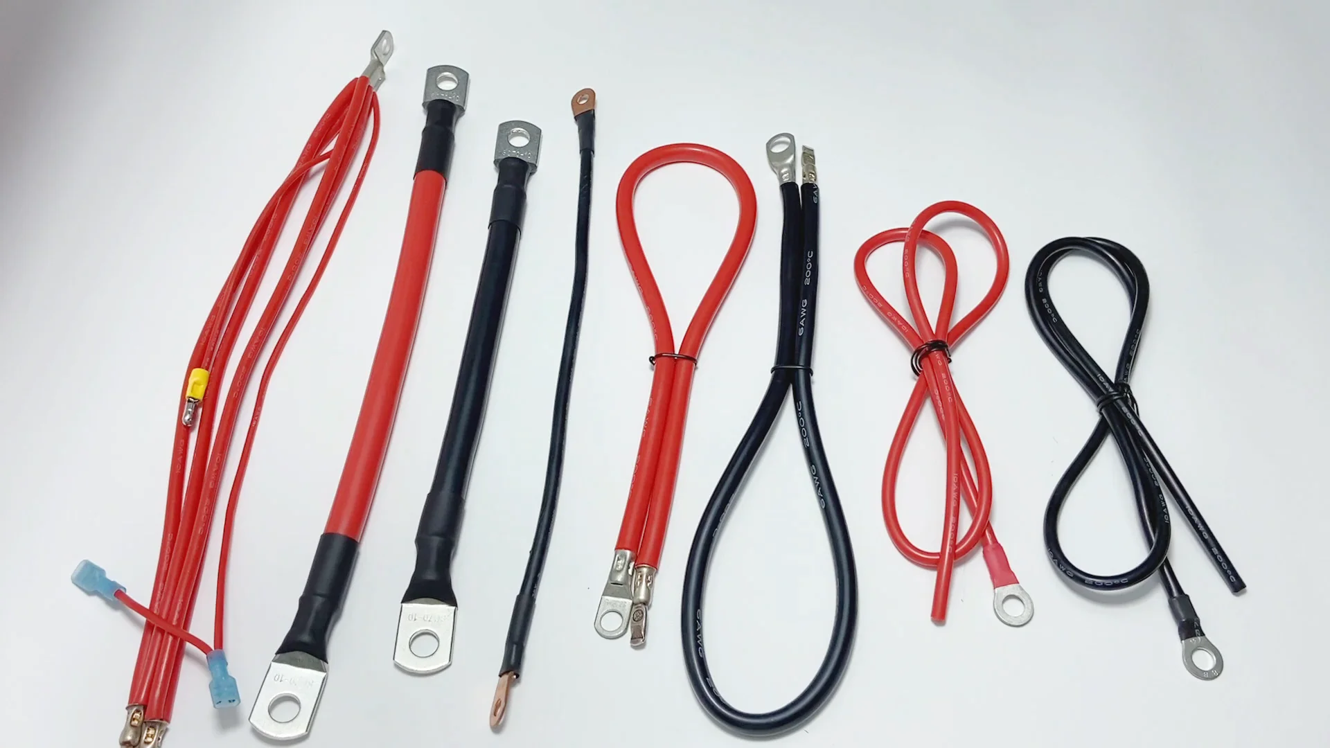 2awg Auto Battery Charger Cables Solar Power Inverter Cable Connector